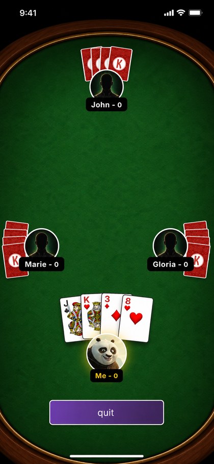 Kopo card game screen