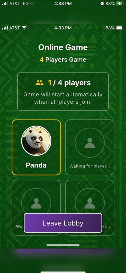 Kopo online lobby screen
